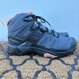 Salomon X Ultra Mid Gore-Tex Women’s Athletic Hiking Boots Ebony Mocha Size 7.5